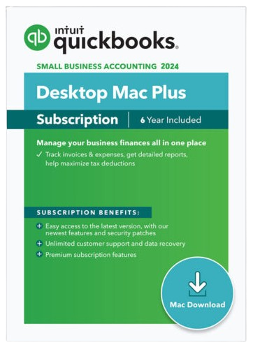 QuickBooks Desktop Mac Plus 2024